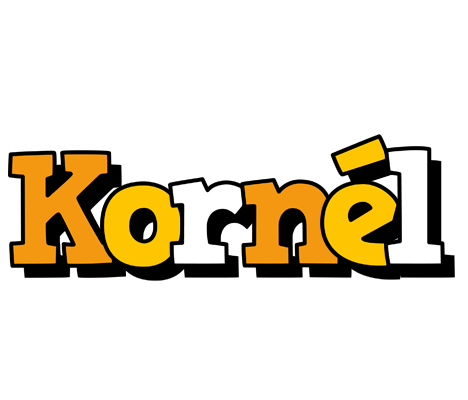 Kornél cartoon logo