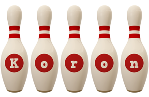 Koron bowling-pin logo