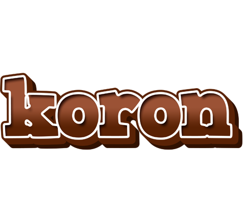 Koron brownie logo