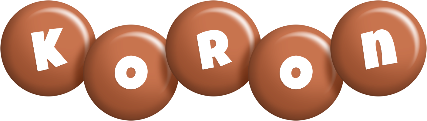 Koron candy-brown logo
