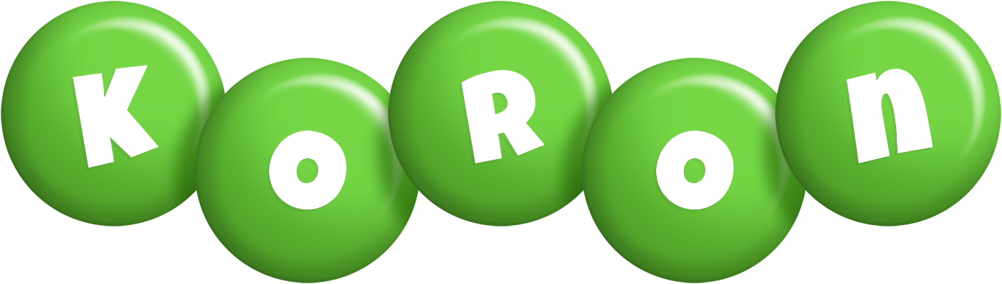 Koron candy-green logo
