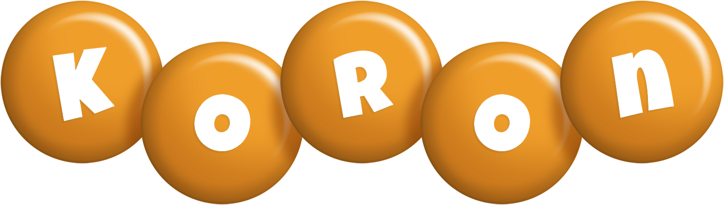 Koron candy-orange logo