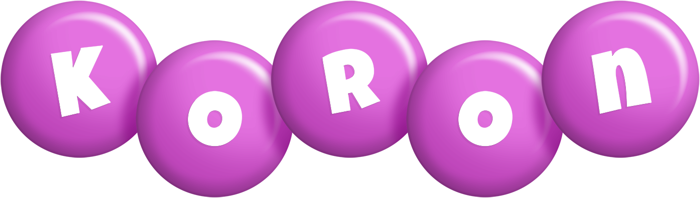 Koron candy-purple logo