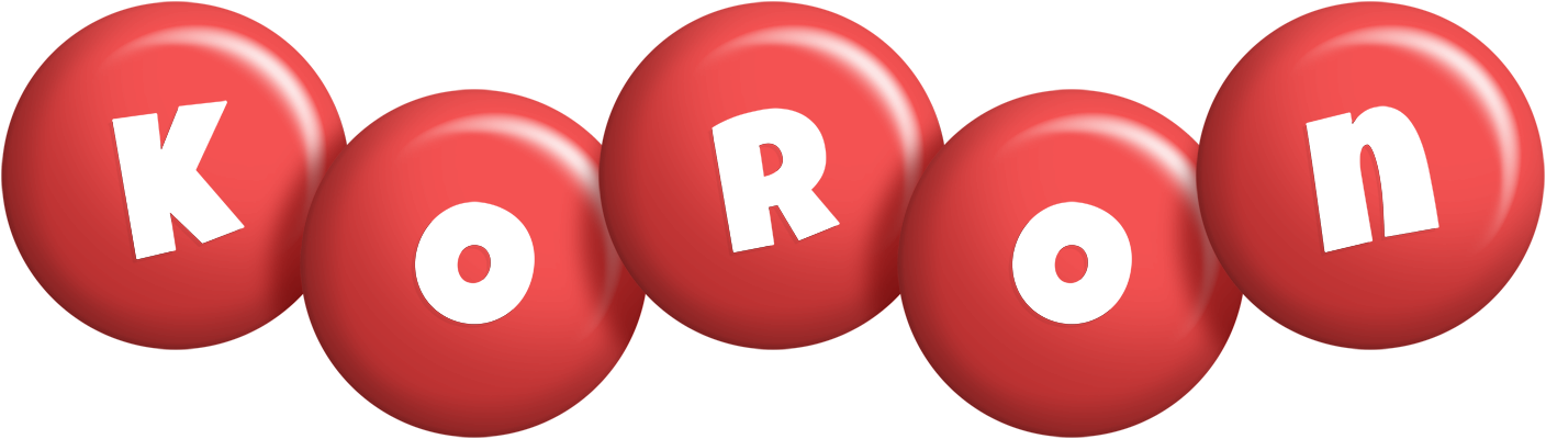 Koron candy-red logo