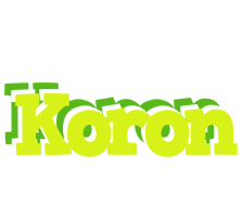 Koron citrus logo