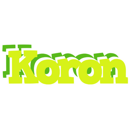 Koron citrus logo
