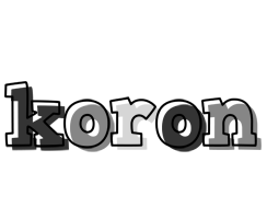 Koron night logo