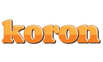 Koron orange logo