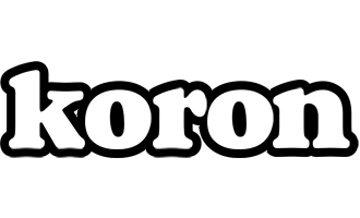 Koron panda logo