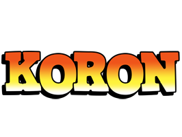 Koron sunset logo