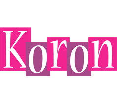 Koron whine logo