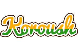 Koroush banana logo