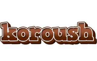 Koroush brownie logo