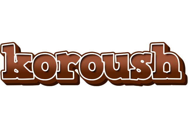 Koroush brownie logo
