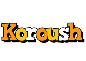 Koroush cartoon logo