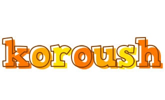 Koroush desert logo