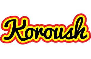 Koroush flaming logo