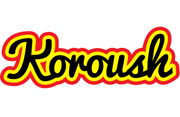 Koroush flaming logo
