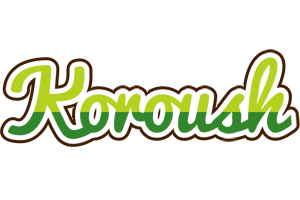 Koroush golfing logo