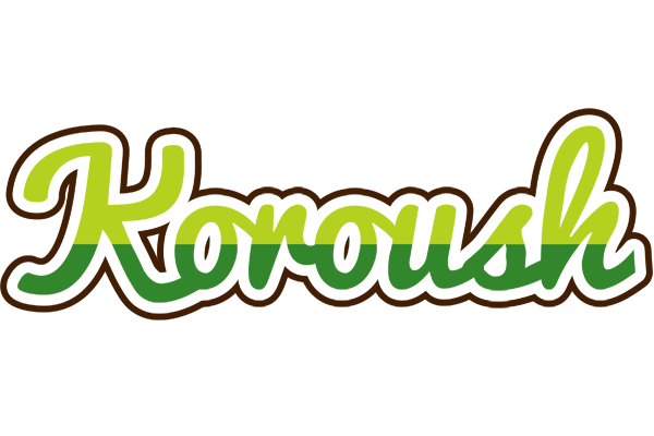 Koroush golfing logo