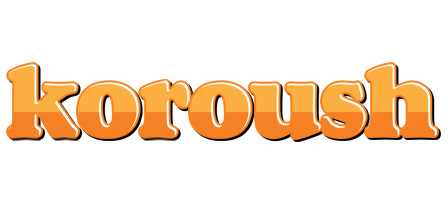 Koroush orange logo