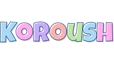 Koroush pastel logo