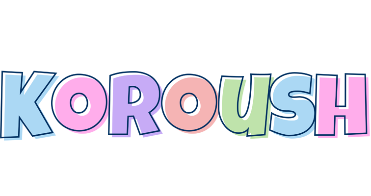 Koroush pastel logo