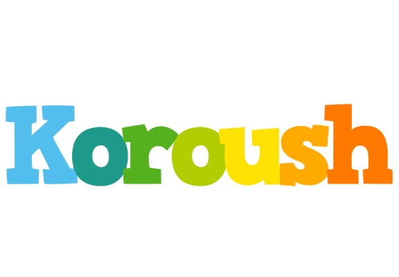 Koroush rainbows logo