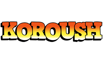 Koroush sunset logo