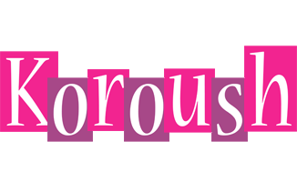 Koroush whine logo