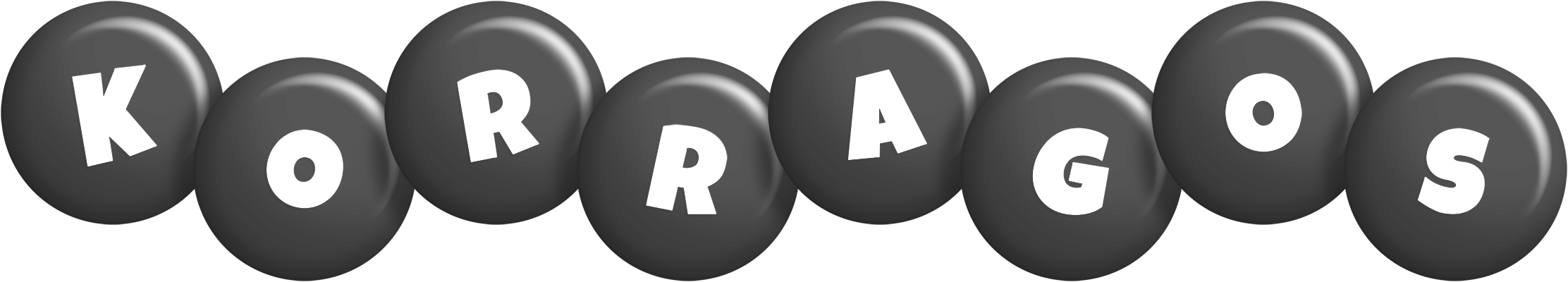 Korragos candy-black logo