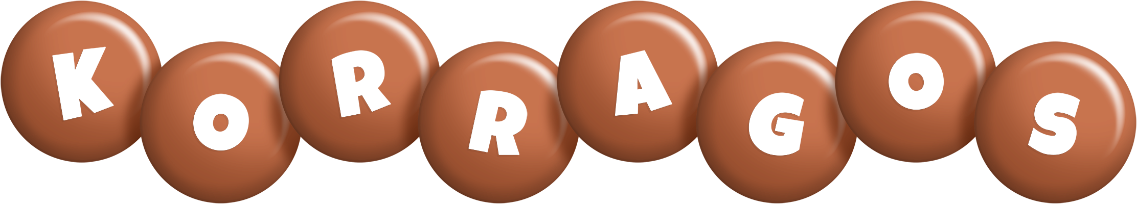 Korragos candy-brown logo