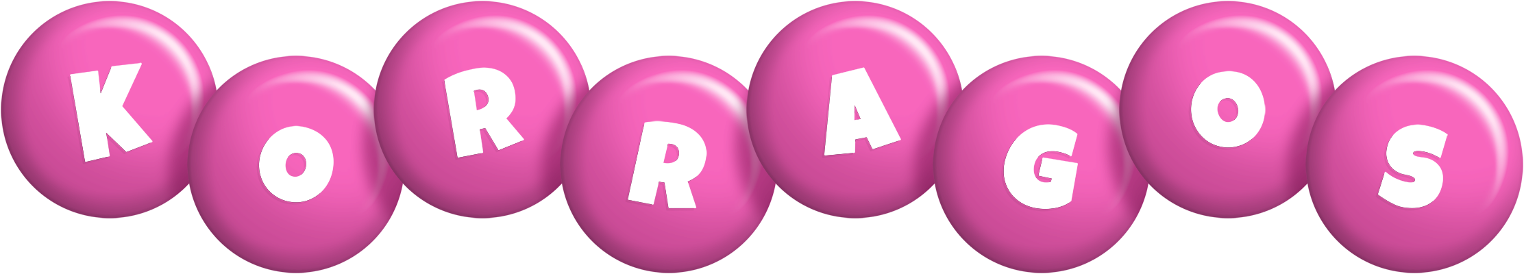 Korragos candy-pink logo