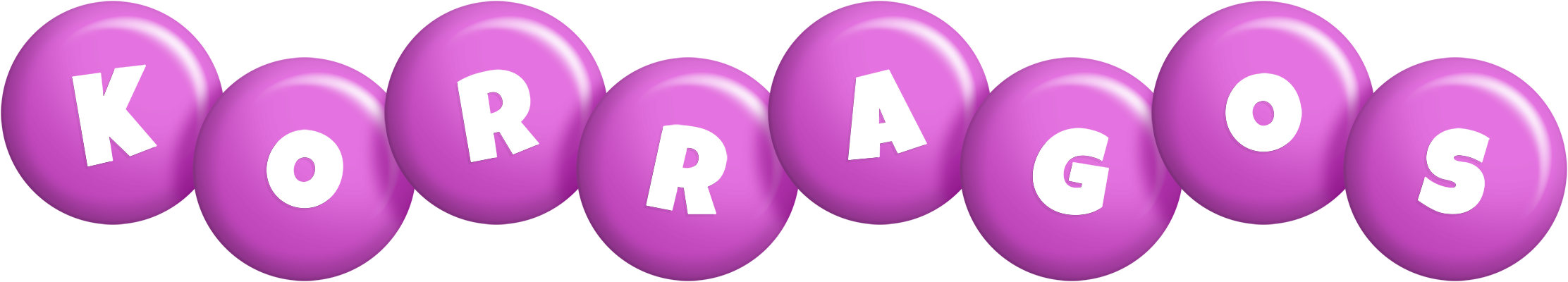 Korragos candy-purple logo
