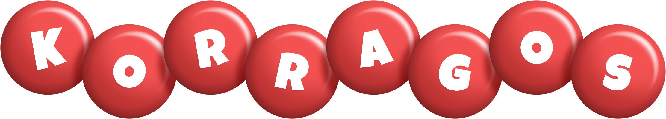 Korragos candy-red logo