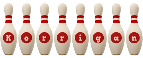 Korrigan bowling-pin logo