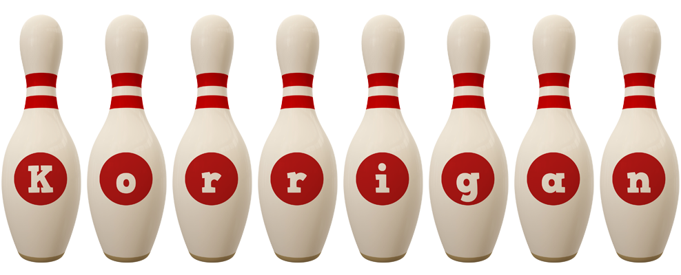 Korrigan bowling-pin logo