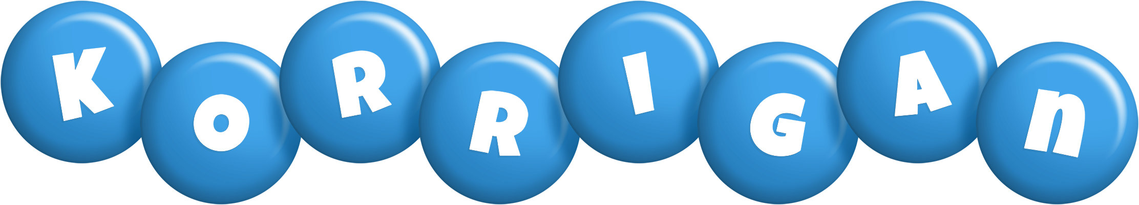 Korrigan candy-blue logo