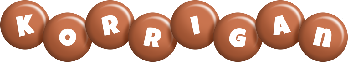 Korrigan candy-brown logo