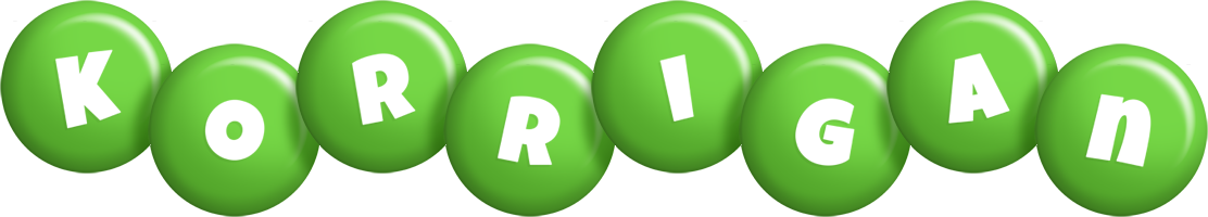 Korrigan candy-green logo