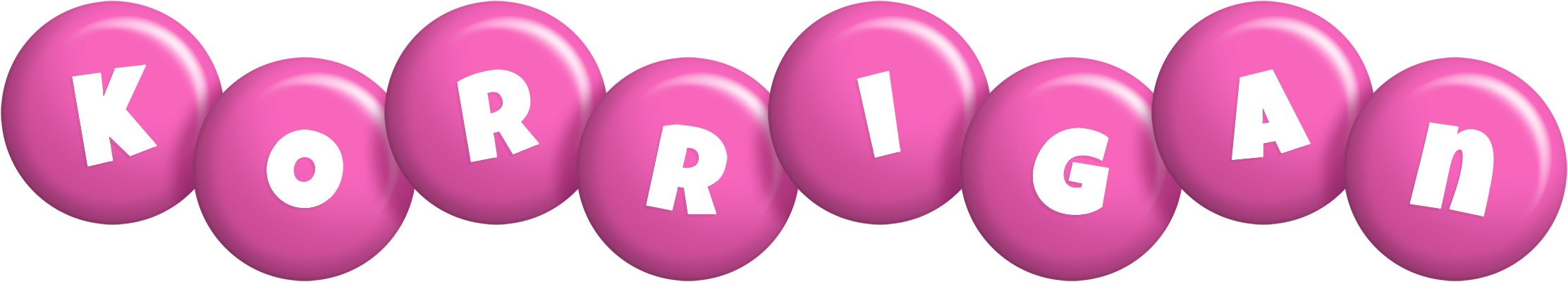 Korrigan candy-pink logo