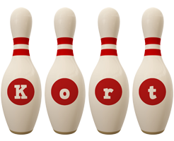 Kort bowling-pin logo