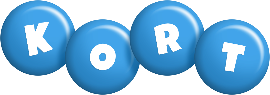 Kort candy-blue logo