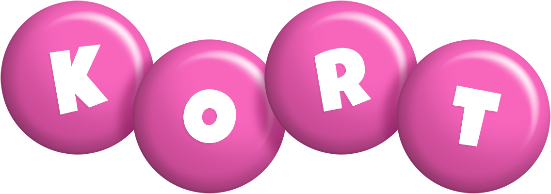 Kort candy-pink logo