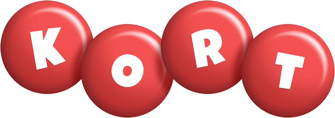 Kort candy-red logo