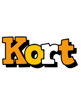 Kort cartoon logo