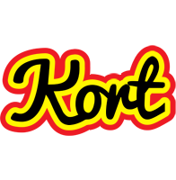 Kort flaming logo