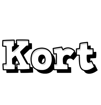 Kort snowing logo