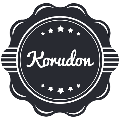 Korudon badge logo