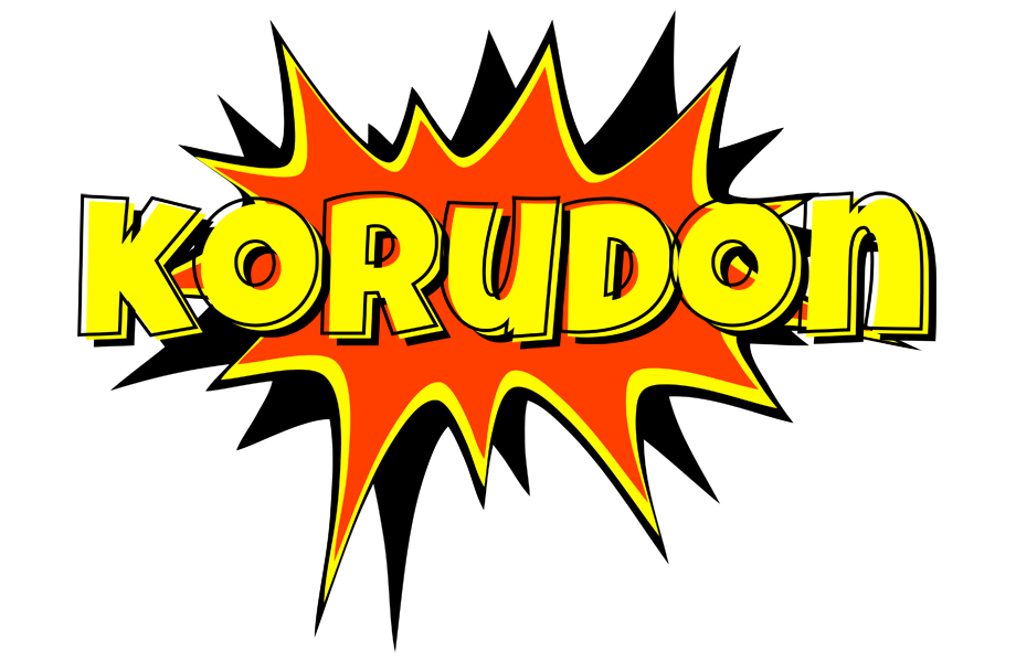 Korudon bazinga logo